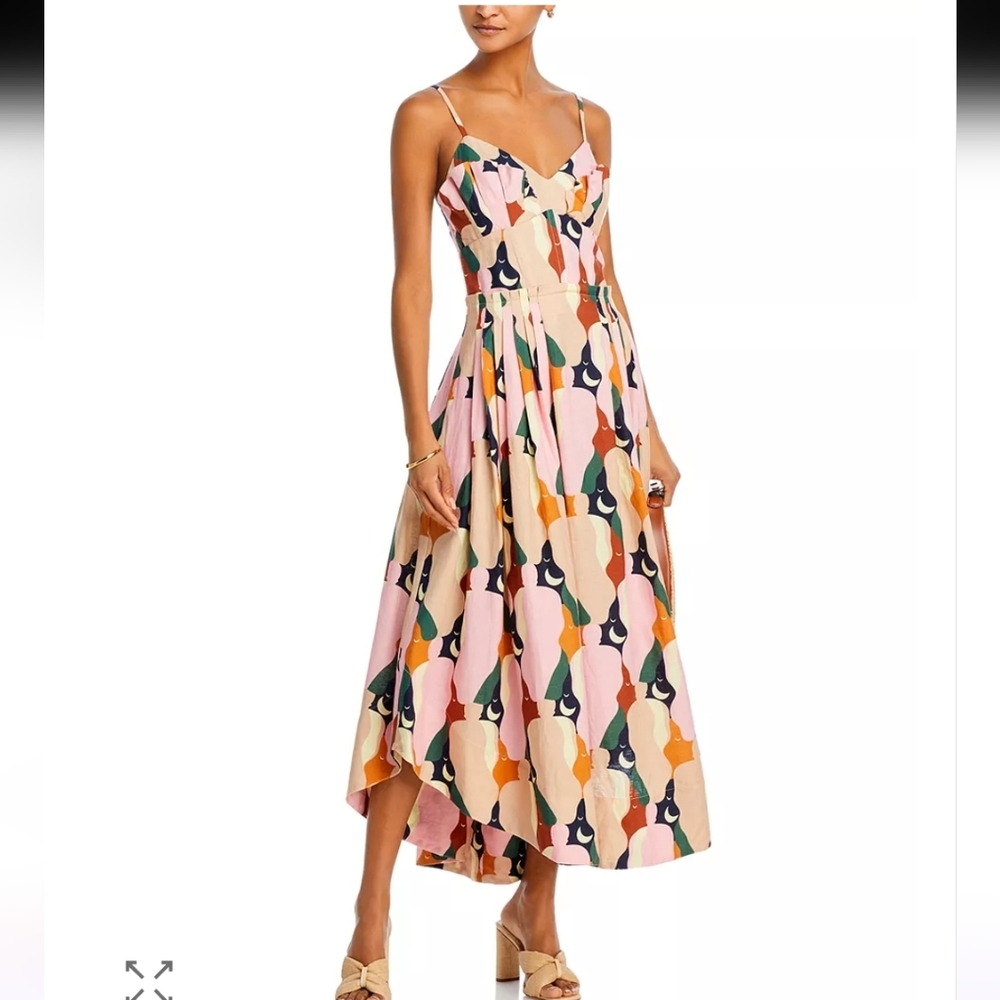 FARM RioThe Kiss Printed Maxi Dress Size S - Picture 4 of 16